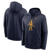 West Virginia Nike Alt Logo Club Fleece Hoodie